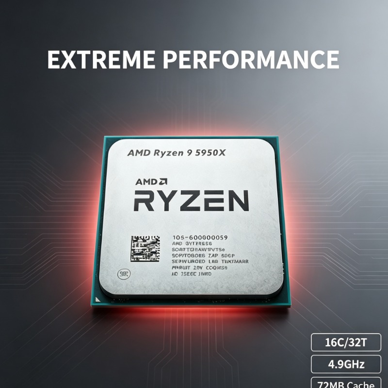 Cpu Cooler - AM4 Socket Processor AMD Ryzen 9