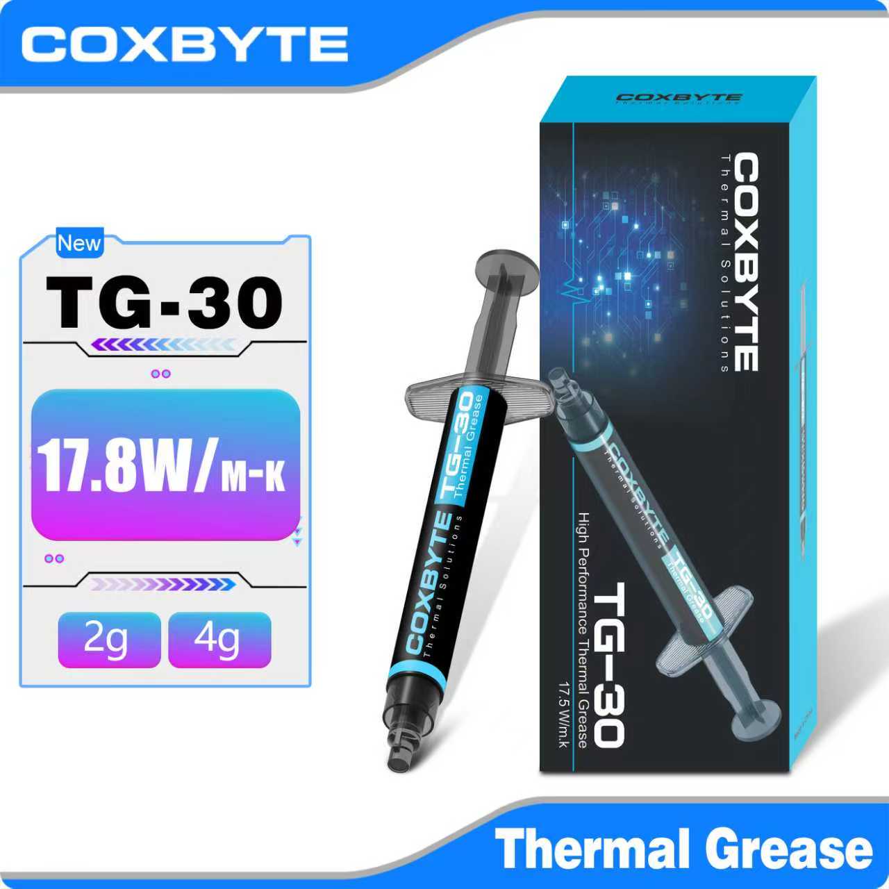 Thermal Paste - Coxbyte 17.5 W/mk Koelpasta TG-30 2g