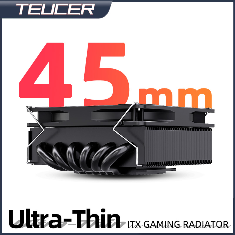 Air Cooler Cpu - Teucer Hoogte 45 mm CPU-koeler ITX