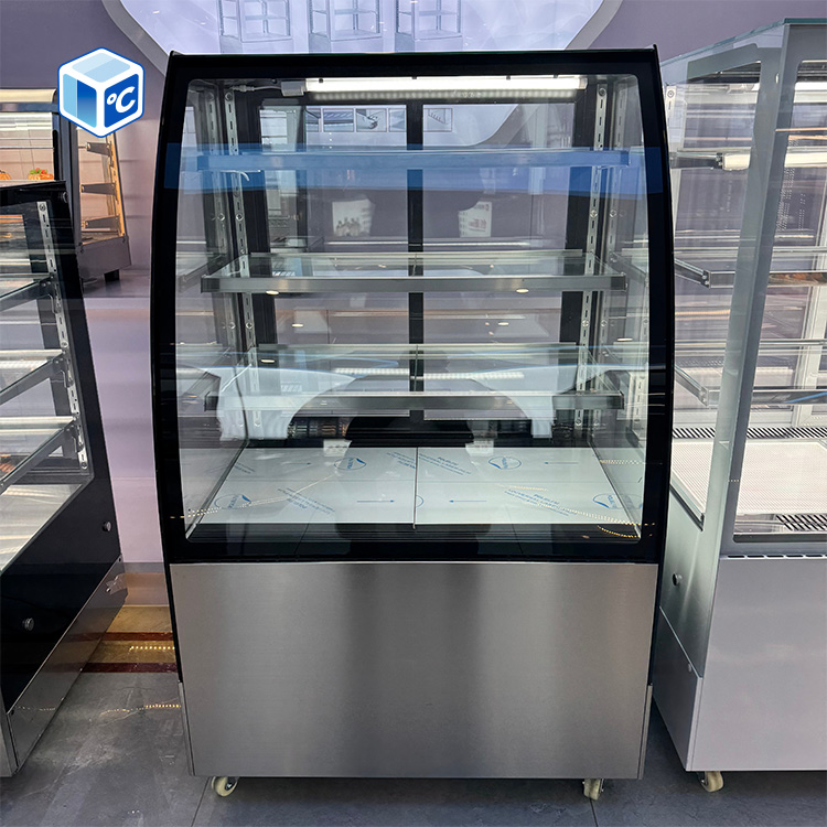 Case Fan - 2-laags commerciële taartvitrine met ventilator-koeling, R290,