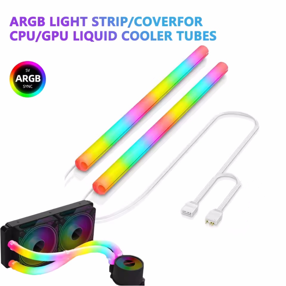 Aio Liquid Cooler - Flexibele 5V ARGB LED Neon Tube