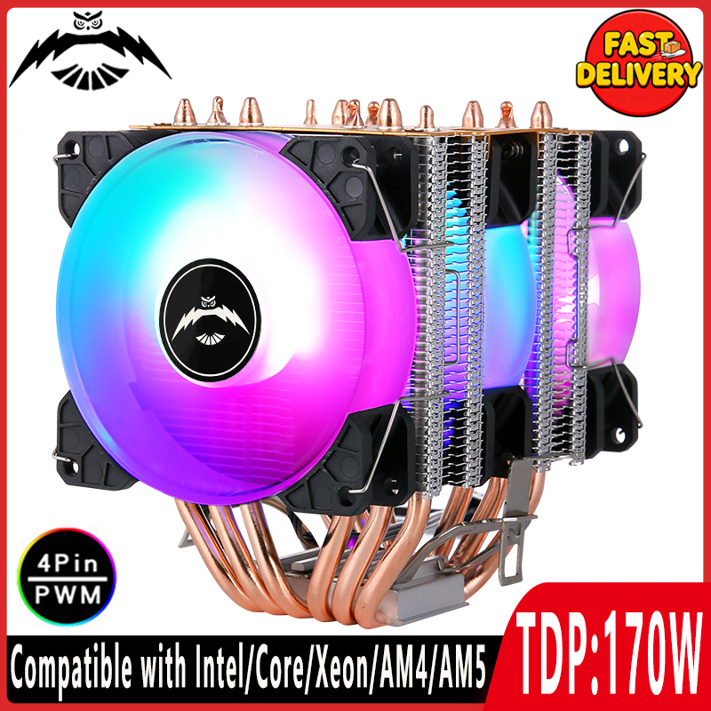 Air Cooler Cpu - Kleurrijke lamp compatibel Xeon E5 X99