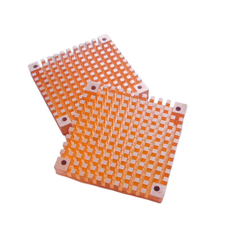 Heatsink - 20-80 ventilatorversie koellichaam, paars koellichaam, koelchip
