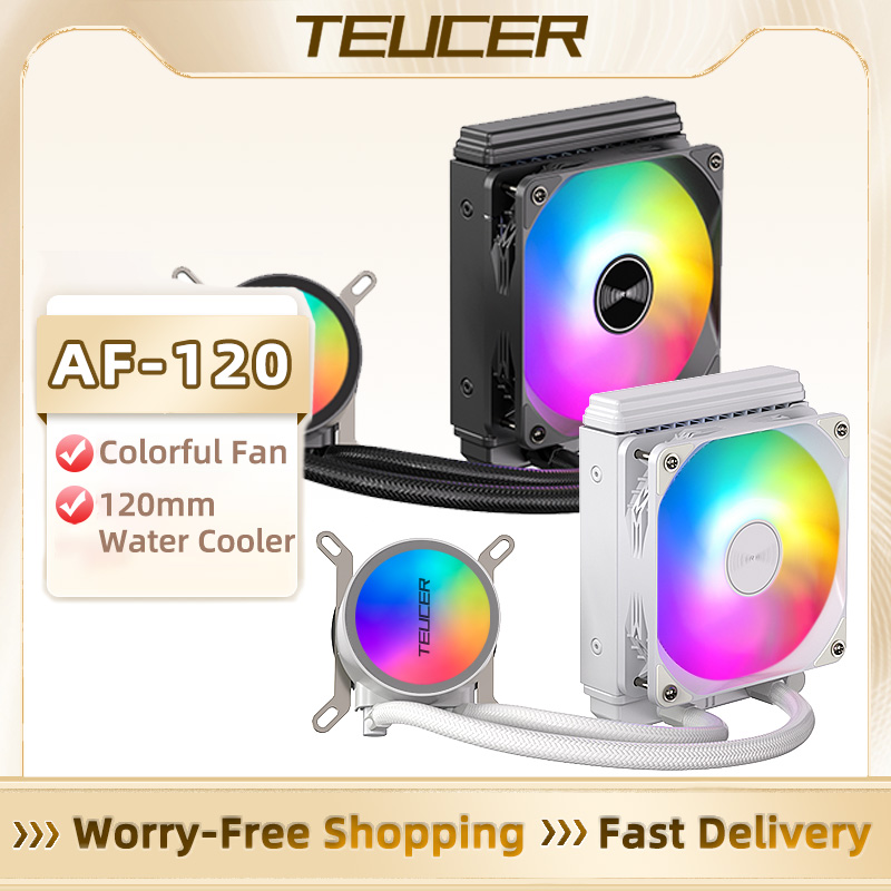Aio Liquid Cooler - TEUCER AF-120 Waterkoeler 12 cm RGB