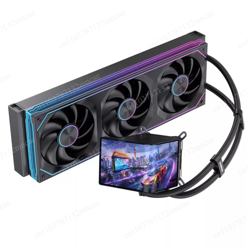 Cpu Cooler - 360mm vloeistof-CPU-koeler met 6,67 inch scherm,
