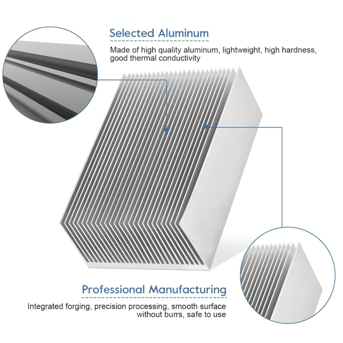 DIY Koeler Aluminium Heatsink  - Heatsink recensie en prijs
