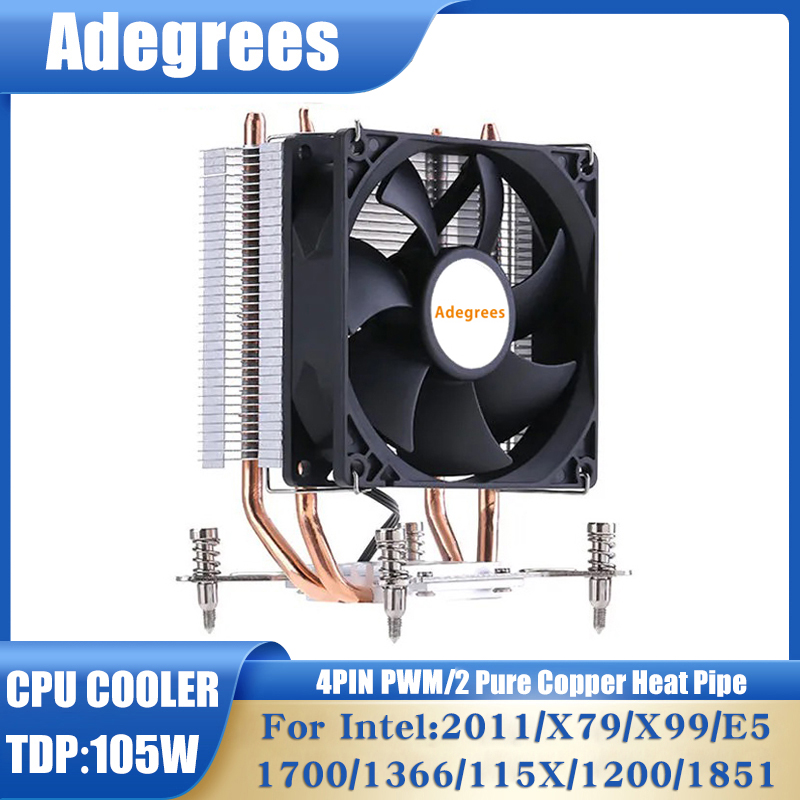 2 Heatpipes X99 CPU-luchtkoele - Cpu Heatsink recensie en prijs