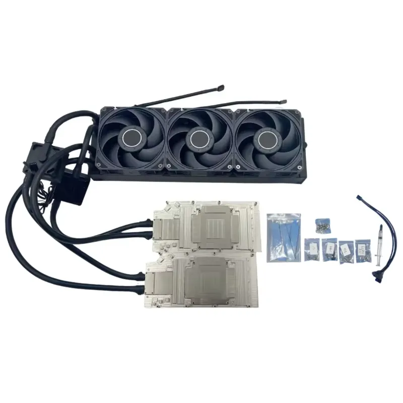 Dubbele GPU vloeistofkoeler vo - Aio Liquid Cooler recensie en prijs