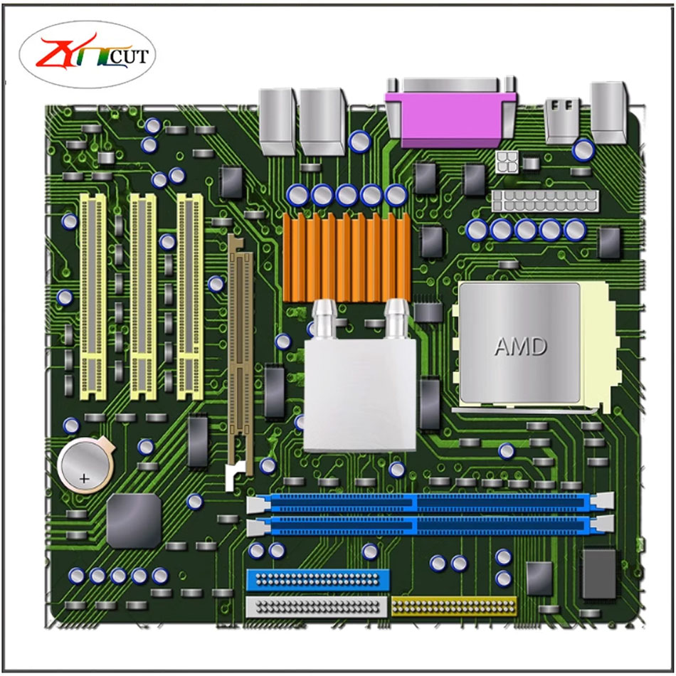 40 80 mm CPU Aluminium waterge - Cpu Heatsink recensie en prijs