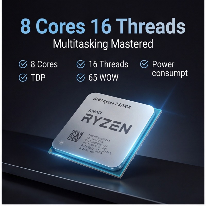 AMD Ryzen 7 5700X Processor vo - Cpu Fan recensie en prijs