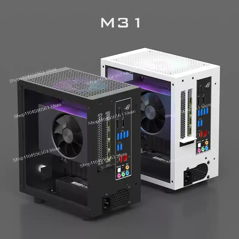 M21 / M31 Mini ITX computerkas - Aio Liquid Cooler recensie en prijs