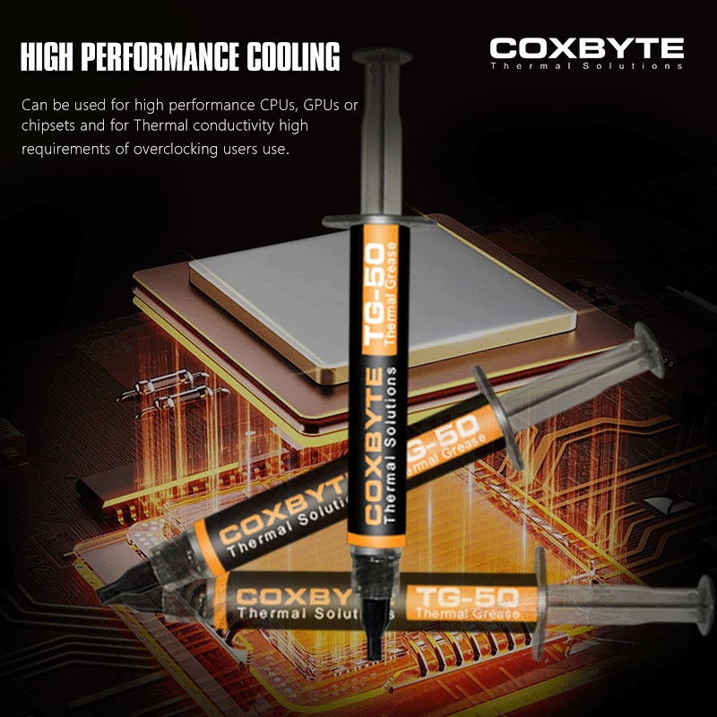 18.2W/mK Coxbyte TG-50 Thermis - Thermal Paste recensie en prijs