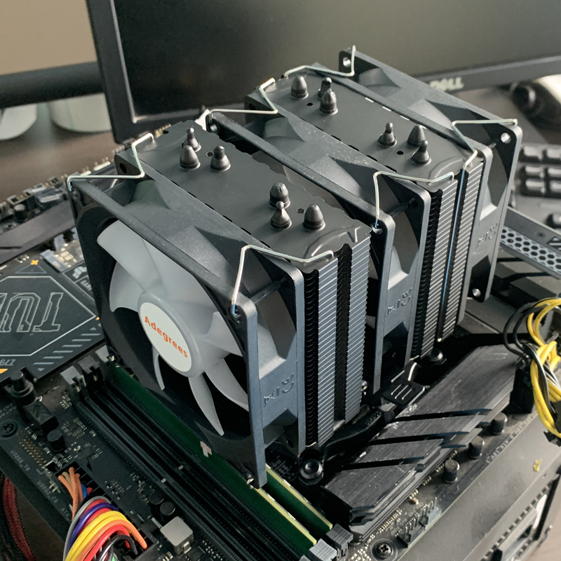 RGB CPU-koeler AM4 6 Heat Pipe - Air Cooler Cpu recensie en prijs