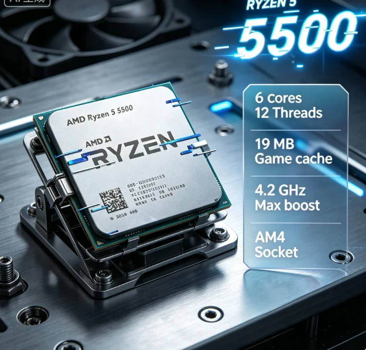 AMD Ryzen 5 5500 Studio Multit - Cpu Cooler recensie en prijs