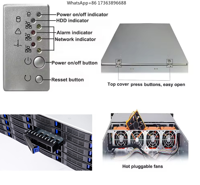 4U Rackmount Serverkast met 24 - Case Fan recensie en prijs